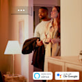 Pikkukuva 4 / 11: Philips Hue - LED-älylamppu, BT, White, E14, 470 lm, mainoslamppu pyöreä, 2 kpl pakkaus