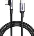 UGREEN USB-C till USB-C vinklad snabbladdningskabel 60W PD, 3m - Svart