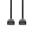 Pikkukuva 2 / 3: Ultra High Speed ​​HDMI ™ -kaapeli | HDMI™ liitin | HDMI™ liitin | 8K@60Hz | 48 Gbps | 2.00 m | Pyöreä | 6.5 mm | Musta | Laatikko