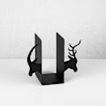 Miniatyrbillede 4 af 5: Metal Bogstøtte Kitap tutucu 15 - Sort