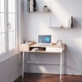 Miniatyrbillede 3 af 10: Skrivebord Med Opbevaringsrum Computer Skrivebord Kontorbord Alsidigt Med Skuffe Bred Bordplade