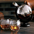 Miniatyrbillede 3 af 11: Karaffel - globus - Malatec 22553 whiskysæt