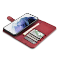 Pikkukuva 7 / 9: Nahkainen lompakkokotelo Galaxy S22+:lle, viininpunainen