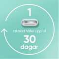 Miniatyrbillede 5 af 7: Razor Smooth Sensitive Pink + 2 barberblade