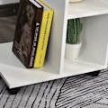 Miniatyrbillede 3 af 6: Sofabord sengebord på hjul organizer