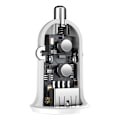 Miniatyrbillede 8 af 9: Grain Pro 2x USB 4.8A biloplader til cigarettænderudtag, hvid