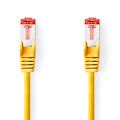 Pikkukuva 1 / 3: CAT6 Verkkokaapeli | RJ45 uros | RJ45 uros | S/FTP | 1.00 m | Pyöreä | LSZH | Keltainen | Label