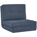 Miniatyrbillede 8 af 8: Gulvsofa, Sammenfoldelig Sovesofa, Gulvstol, 5-Trins Justerbar Klapstol, Sovesofa, Sovesofa, Enkelt Sofa, Mørkeblå, 61 X 73 X 58 Cm