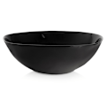 Miniatyrbillede 1 af 4: Salatskål glas sort LUNA 25 cm, 2 l