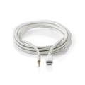 Miniatyrbild 2 av 7: Lightning Adapter | Apple Lightning, 8-stifts | 3.5 mm Hane | Guldplaterad | 1.00 m | Rund | Nylon