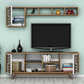 Miniatyrbillede 2 af 5: TV Unit Inci - Valnød, Hvid