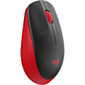 Miniatyrbillede 3 af 8: Logitech M190 - trådløs mus, sort/rød