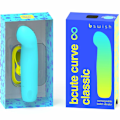 Miniatyrbild 3 av 6: B Swish - Bcute Curve Infinite Classic Rechargeable Vibrator Blue Silicone