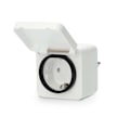 Miniatyrbillede 1 af 9: SmartLife Smart Plug | Zigbee 3.0 | IP44 | Effektmåler | 3680 W | Type F (CEE 7/7) | -10 - 40 °C | Android™ / IOS | Hvid | 1 stk.