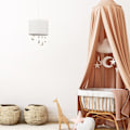 Miniatyrbild 5 av 8: Hängande lampa Barnrum Månar & stjärnor