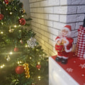 Miniatyrbillede 10 af 11: Leger julemanden - figur 30 cm Ruhhy 22162