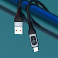 Miniatyrbild 3 av 7: Kabel USB - USB-C snabbladdning PD display 66W 1m svart