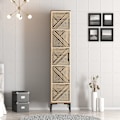 Miniatyrbillede 1 af 8: Garderobe Kumsal P - Valnød, Creme
