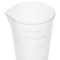 Pikkukuva 3 / 4: Muovinen laboratoriolasi 50 ml asteikolla - 10 kpl.
