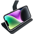 Miniatyrbillede 4 af 6: Pung etui iPhone 14 Sort