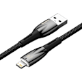 Pikkukuva 4 / 9: Glimmer-sarjan USB-A-kaapeli Iphone Lightning 480Mb-s 2.4A 2m musta