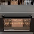 Pikkukuva 9 / 10: Miniuuni 21L 1400W 60 min Ajastin, pieni uuni 100°C-230°C säädettävällä lämpötilalla, miniuuni uunipellillä, ritilä, pöytäuuni ruostumatonta terästä,