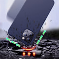 Miniatyrbild 7 av 9: Skyddsfodral för iPhone 12 Pro Max Color Series svart