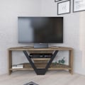 Miniatyrbillede 1 af 7: TV Stand Karin - Valnød, Sort