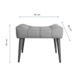 Miniatyrbillede 4 af 4: Puf New Cool - Saxe Blue