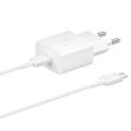 Miniatyrbild 1 av 5: USB-C 15W PD AFC väggladdare + vit USB-C-kabel