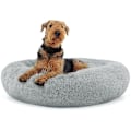 Miniatyrbillede 1 af 4: Universal plysseng til hunde og katte, 80 cm - lysegrå