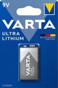 VARTA Ultra Lithium 9V batteri