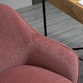 Miniatyrbillede 9 af 10: Kontorstol Skrivebordsstol Med Vippefunktion, Højdejusterbar, Velour Touch, Rød, 61X59X80,5-90,5Cm
