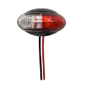 Pikkukuva 2 / 4: Merkkivalo 10-30V punainen/valkoinen 60x34mm LED