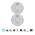 Rökdetektor med 5 års batteri, 2-pack