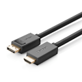 Miniatyrbillede 2 af 9: Adapterkabel fra DisplayPort til HDMI 4K 30Hz 32 AWG 1,5m sort