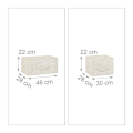 Miniatyrbild 5 av 7: Hyllsystem olika varianter beige