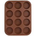 Miniatyrbillede 5 af 5: Silikoneform til 12 muffins, non-stick og nem at bruge