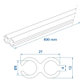 Pikkukuva 7 / 7: Double tentrail 80 cm - setti 3 kpl