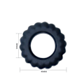 Miniatyrbillede 5 af 6: Baile - Titan Cockring Sort 2 Cm
