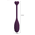 Pikkukuva 6 / 11: Pretty Love - Fisherman App Controlled Vibrating Egg Lila