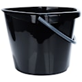 Miniatyrbillede 3 af 8: Sort plastspand 10 l