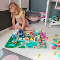 Miniatyrbillede 7 af 11: Træblokke - by 100 stk. Kruzzel 19 159