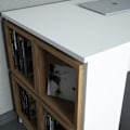 Miniatyrbillede 3 af 5: Study Desk Box - Hvid, Valnød