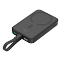 Miniatyrbillede 3 af 9: Mini Powerbank MagSafe 10000mAh 20W med Lightning-kabel til iPhone 0,3m sort