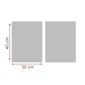 Pikkukuva 3 / 3: Koristeellinen MDF-maalaus (2 kpl) 2P3040MDFCIZ-008