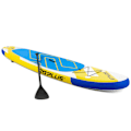Miniatyrbild 1 av 5: SUP Board Uppblåsbar Stand Up Paddle Board Lättviktsbräda 335 x 76 x 15 cm Blå + Gul + Vit