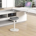 Miniatyrbillede 2 af 10: Pendelskammel, ergonomisk kontorstol, højdejusterbar arbejdsskammel, drejestol til kontor, mesh, grå