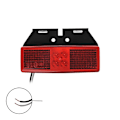 Pikkukuva 2 / 4: Takavalot 12/24V punainen 110x40mm LED pidikkeellä