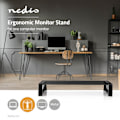 Miniatyrbillede 2 af 8: Monitor Stand | Ergonomisk: Yes | Maksimal bæreevne: 16 kg | Universal | Justérbar højde: Nej